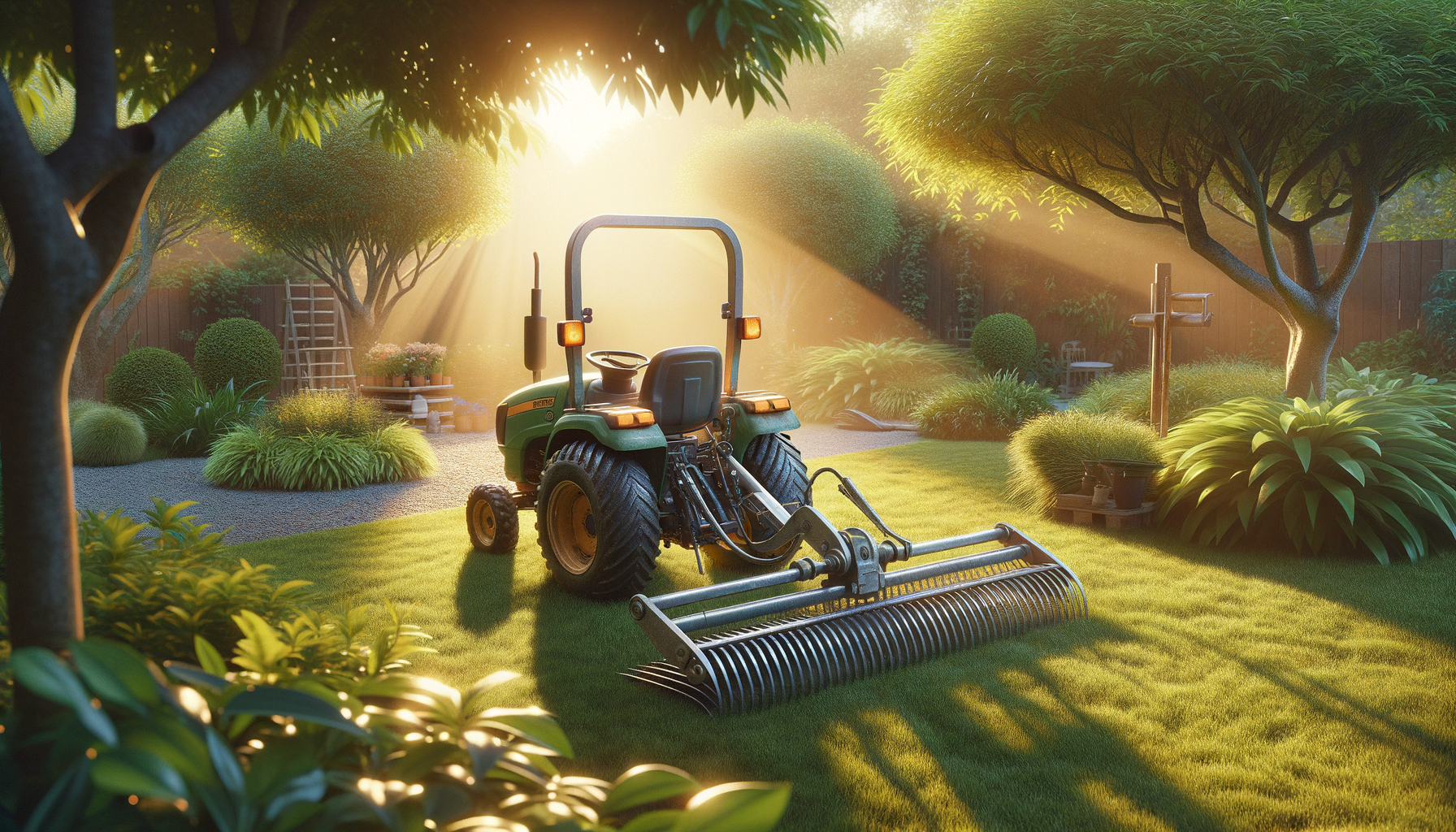 Guide to Using Landscape Rakes with Small Tractors for Outdoor Maintenance