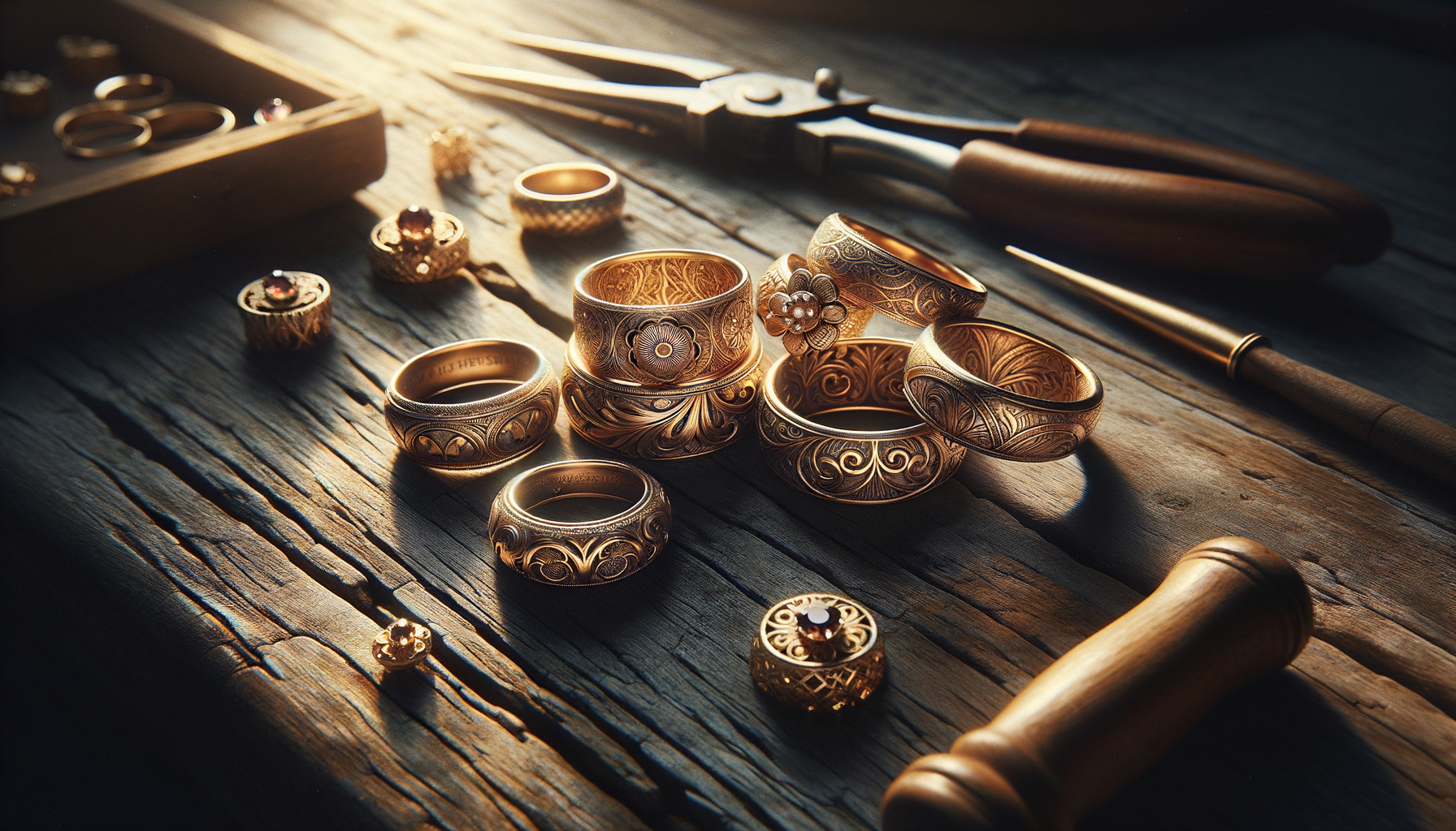 Guide to Discovering Unique Floral Gold Ring Designs
